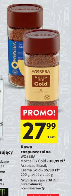 Intermarche Kawa rozpuszczalna WOSEBA 200g oferta