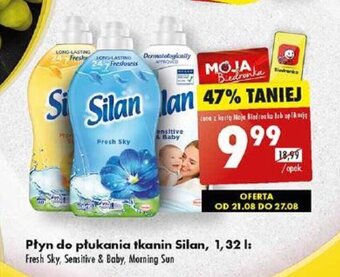Biedronka Płyn do płukania tkanin Silan, 1, 32 l oferta