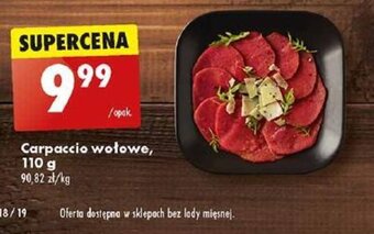 Biedronka Carpaccio wołowe, 110 g oferta