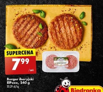Biedronka Burger iberyjski ElPozo, 240 g oferta