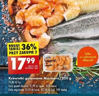 Biedronka Krewetki gotowane Marinero, 250 g oferta