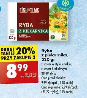 Biedronka Ryba z piekarnika 320 g oferta