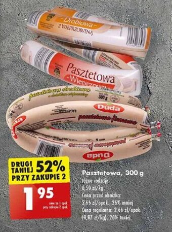 Biedronka Pasztetowa, 300 g oferta