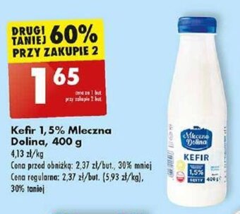 Biedronka Kefir 1,5% Mleczna Dolina, 400 g oferta