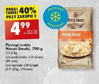 Biedronka Pierogi ruskie Nasze Smaki, 700 g oferta