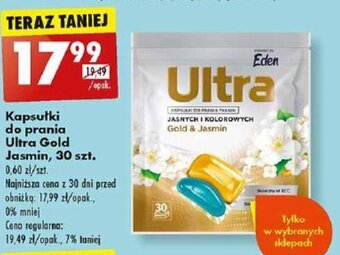 Biedronka Kapsułki do prania Ultra Gold Jasmin, 30 szt. oferta