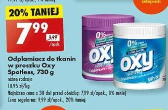 Biedronka Odplamiacz do tkanin w proszku Oxy Spotless, 730 g oferta
