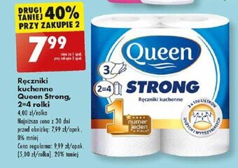Biedronka Ręczniki kuchenne Queen Strong, 2-4 rolki oferta
