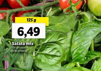 Lidl Sałata mix 125 g oferta