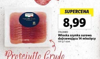 Lidl Włoska szynka surowa dojrzewająca 14 miesięcy 100 g oferta