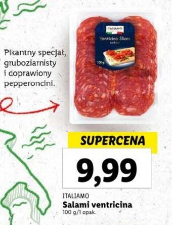 Lidl Salami ventricina 100 g oferta