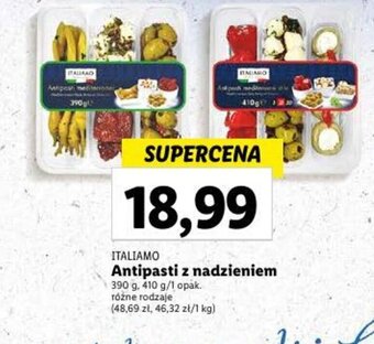 Lidl Antipasti z nadzieniem 390 g, 410 g oferta