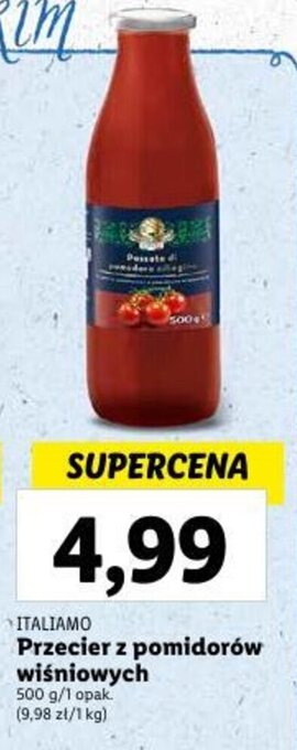 Lidl Przecier z pomidorów wiśniowych 500 g oferta