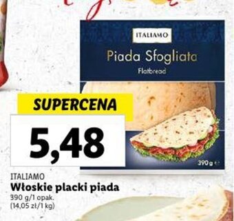 Lidl Włoskie placki piada 390 g oferta