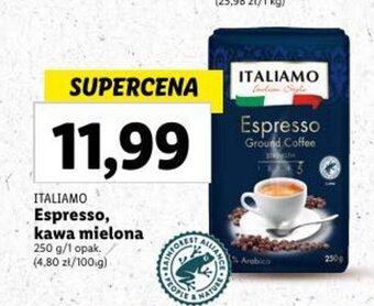 Lidl Espresso, kawa mielona 250 g oferta