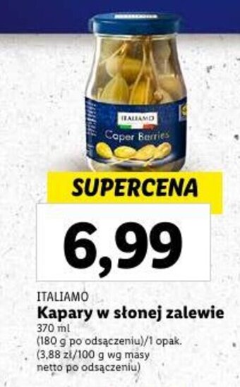 Lidl Kapary w słonej zalewie 370 ml oferta