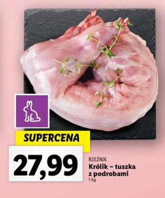 Lidl Królik – tuszka z podrobami 1 kg oferta
