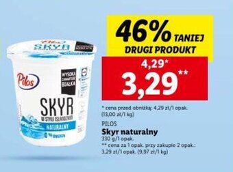 Lidl Skyr naturalny 330 g oferta