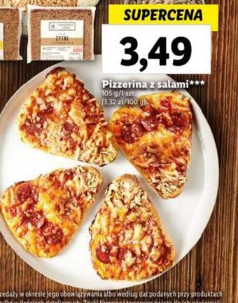 Lidl Pizzerina z salami*** 105 g oferta