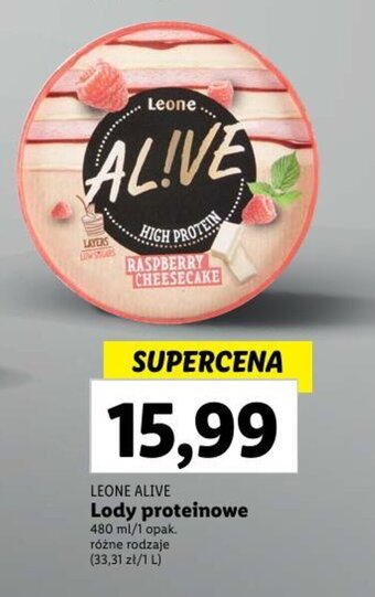 Lidl Lody proteinowe 480 ml oferta