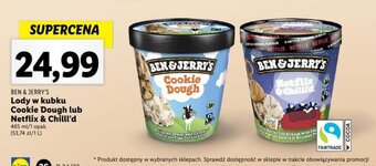 Lidl Lody w kubku Cookie Dough lub Netflix & Chilll'd 465 ml oferta