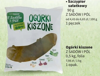 Intermarche Ogórki kiszone Z SADÓW I PÓL 0,5 kg oferta
