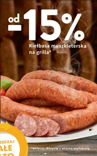 Intermarche Kiełbasa muszkieterska na grilla oferta