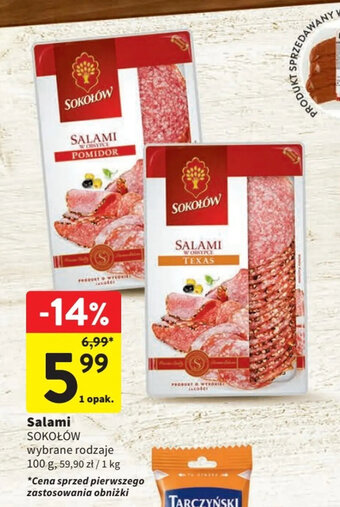 Intermarche Salami SOKOŁÓW 100 g oferta