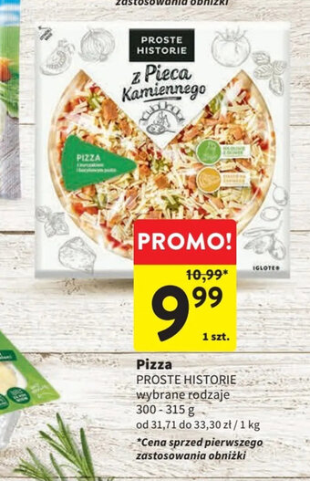 Intermarche Pizza PROSTE HISTORIE 300-315 g oferta
