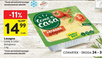 Intermarche Lasagne COME A CASA 1kg oferta