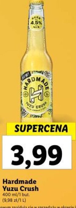Lidl Hardmade Yuzu Crush 400 ml oferta