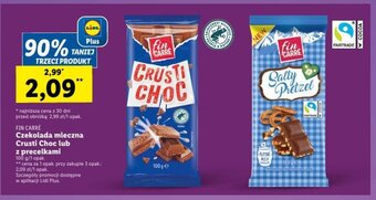 Lidl Czekolada mleczna Crusti Choc lub z precelkami 100 g oferta