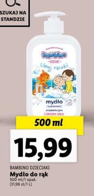 Lidl Mydło do rąk 500 ml oferta