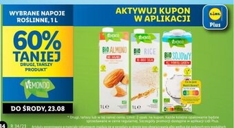 Lidl VEMONDO Wybrane napoje roślinne, 1L oferta