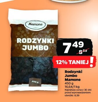Netto Rodzynki jumbo oferta