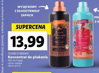 Lidl TESORI D'ORIENTE Koncentrat do płukania 760ml oferta