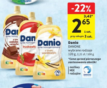 Intermarche Danio DANONE 120g oferta