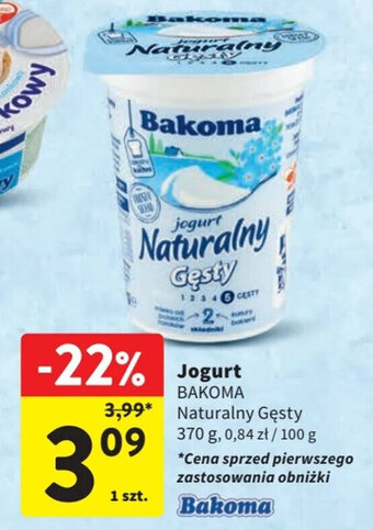 Intermarche Jogurt BAKOMA 370g oferta