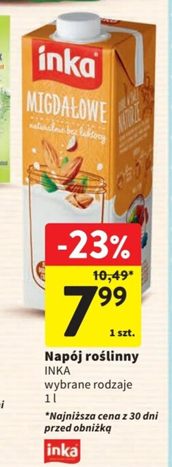 Intermarche Napój roślinny INKA 1l oferta