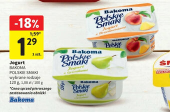 Intermarche Jogurt BAKOMA POLSKIE SMAKI 120 g oferta