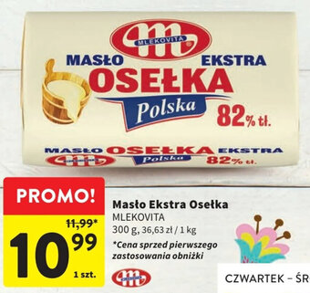 Intermarche Masło Ekstra Osełka MLEKOVITA 300g oferta