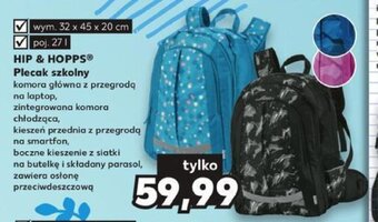Kaufland HIP & HOPPSⓇ Plecak szkolny wym. 32 x 45 x 20 cm oferta