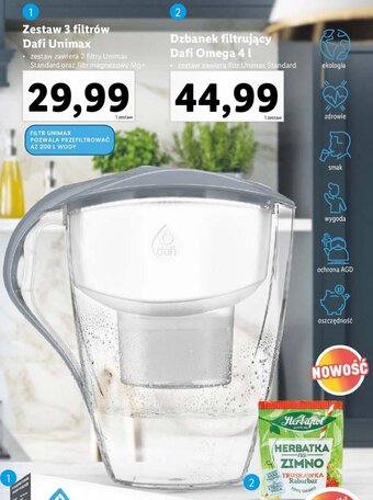 Lidl Dafi Omega Dzbanek filtrujący 4l oferta