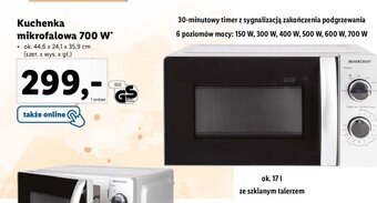Lidl SILVERCREST Kuchenka mikrofalowa 700 W* oferta