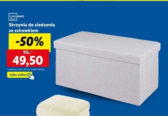 Lidl LIVARNO home Skrzynia do siedzenia ze schowkiem oferta