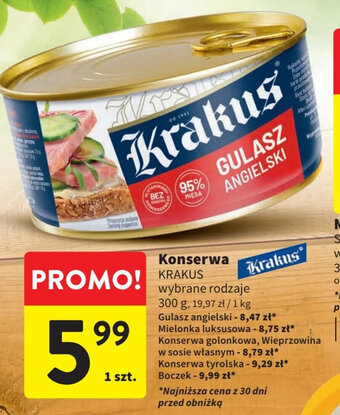 Intermarche Konserwa KRAKUS 300g oferta