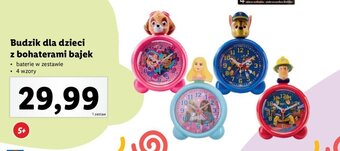 Lidl Budzik dla dzieci z bohaterami bajek oferta