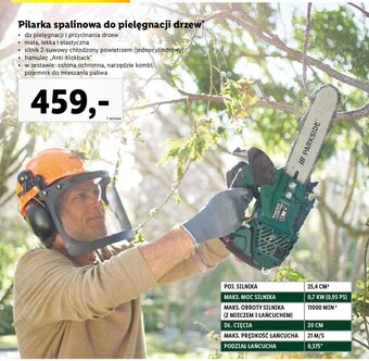Parkside Pilarka spalinowa do pielęgnacji drzew