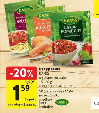 Intermarche Przyprawa KAMIS 15-30 g oferta