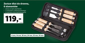 Lidl Parkside Zestaw dłut do drewna, 6 elementów oferta